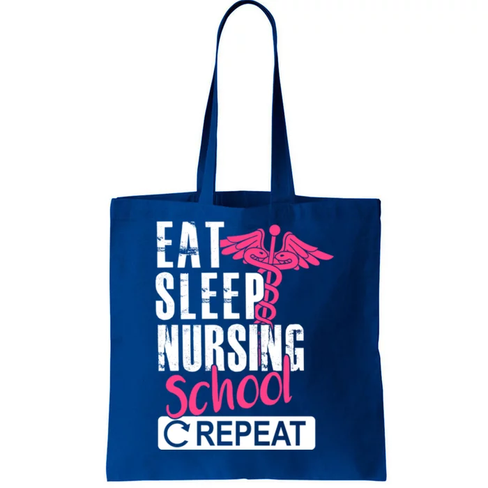 Eat Sleep Nursing School Repeat Gift Tote Bag