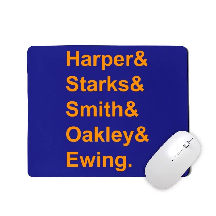 Ewing Starks Oakley Smith Harper Team Funny Name Basketball Fan Mousepad