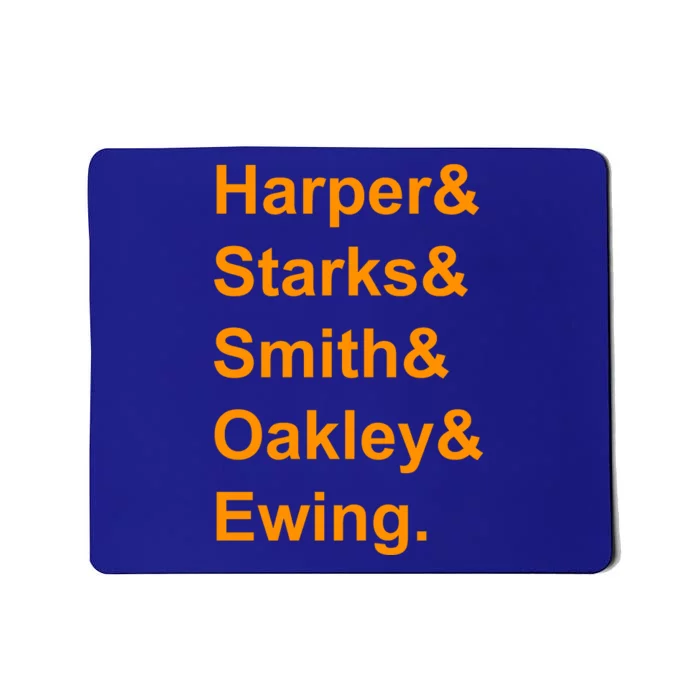 Ewing Starks Oakley Smith Harper Team Funny Name Basketball Fan Mousepad