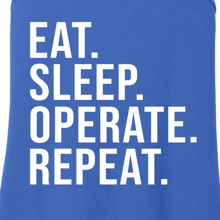 Eat Sleep Operate Repeat Scrub Tech Operating Room Nurse Gift Ladies Essential Tank