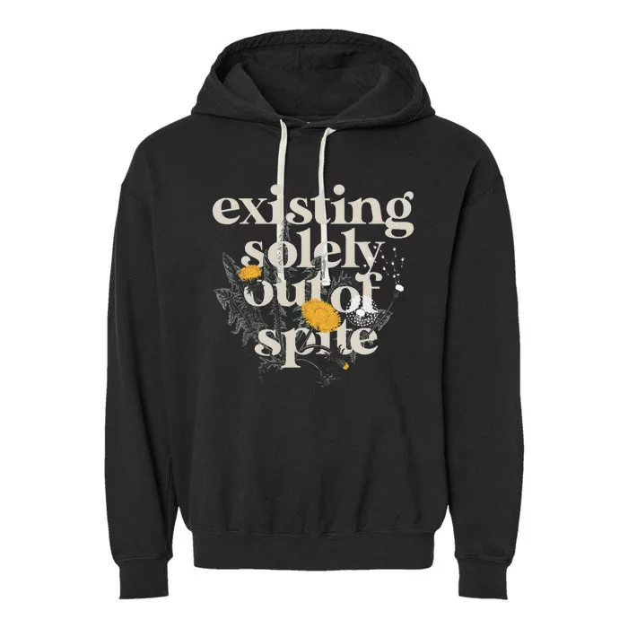 Existing Solely Out Of Spite Garment-Dyed Fleece Hoodie