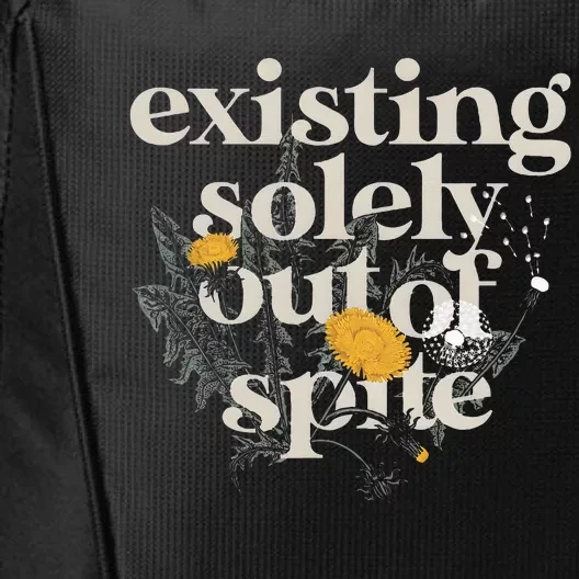 Existing Solely Out Of Spite City Backpack