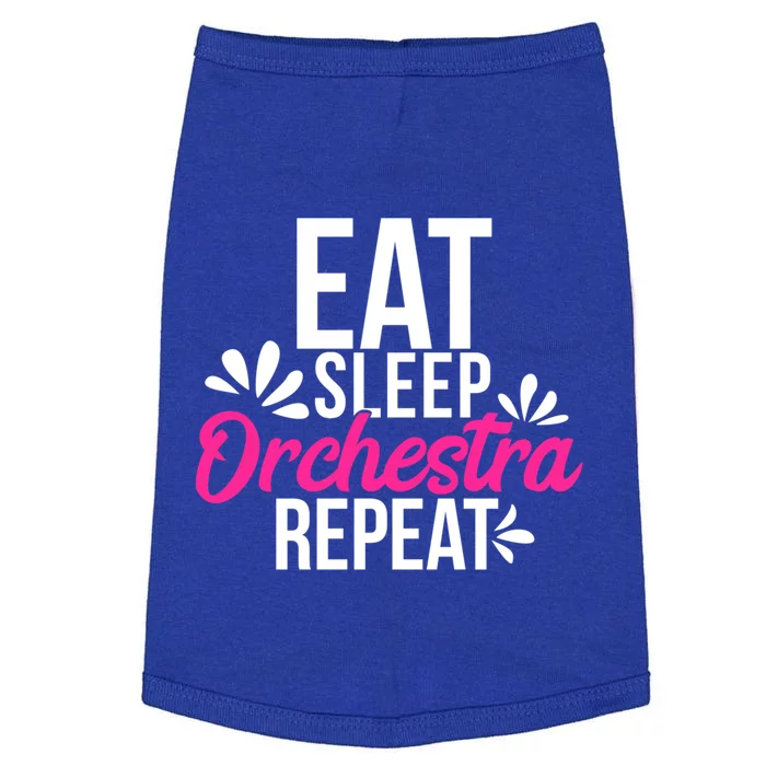 Eat Sleep Orchestra Repeat Motivational Gift Ace048b Gift Doggie Tank