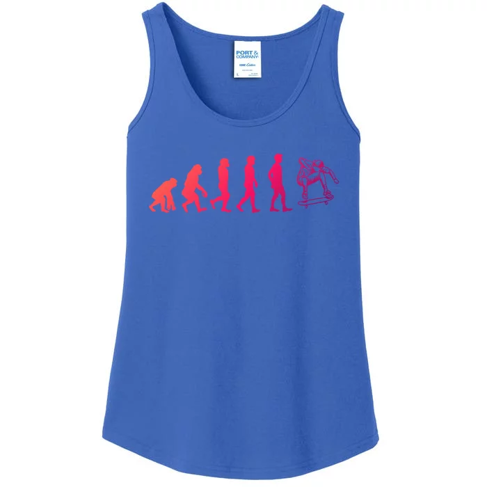 Evolution Skateboarding Ollie Fs 180 Kickflip Heelflip Gift Ladies Essential Tank