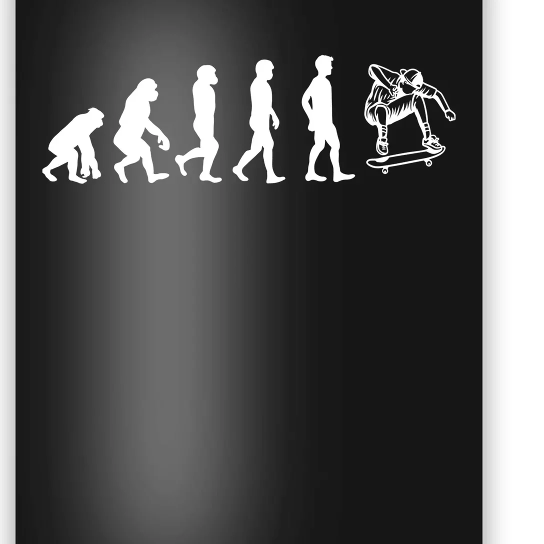 Evolution Skateboarding Ollie Fs 180 Kickflip Heelflip Gift Poster