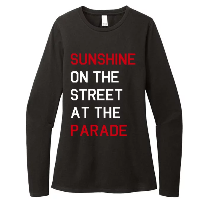 Eboyawstenn Sunshine On The Street At The Parade Womens CVC Long Sleeve Shirt