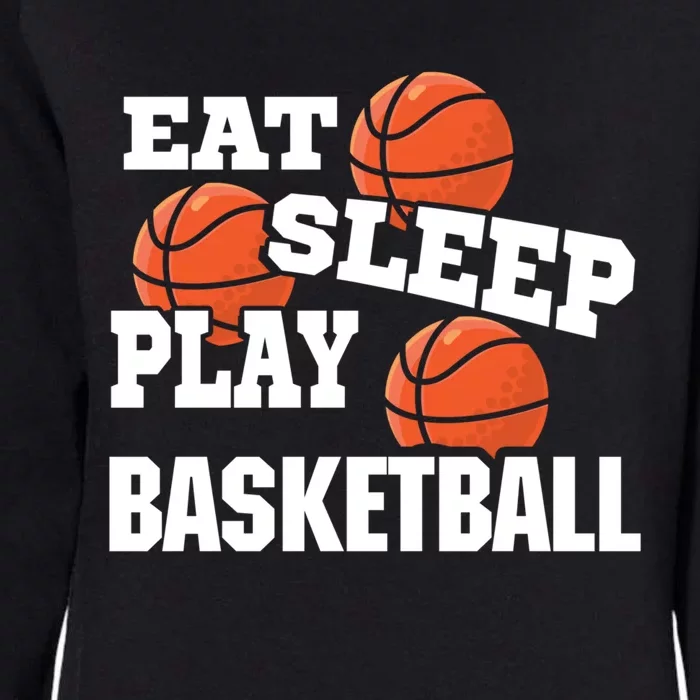 Eat, Sleep, Play basketball! Funny Hoops Womens California Wash Sweatshirt