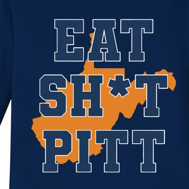 Eat Shit Pitt Baby Long Sleeve Bodysuit