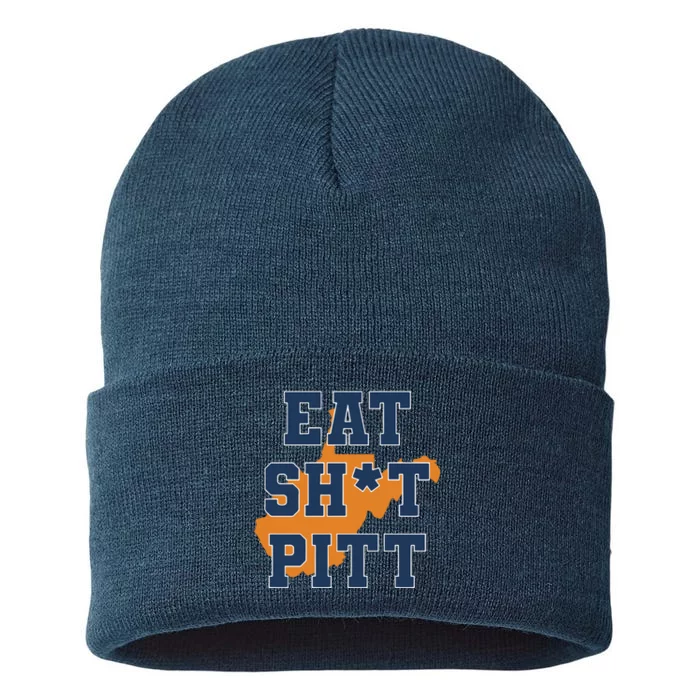 Eat Shit Pitt Sustainable Knit Beanie