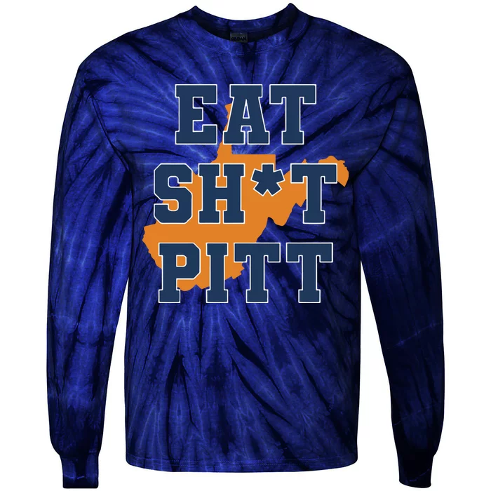 Eat Shit Pitt Tie-Dye Long Sleeve Shirt