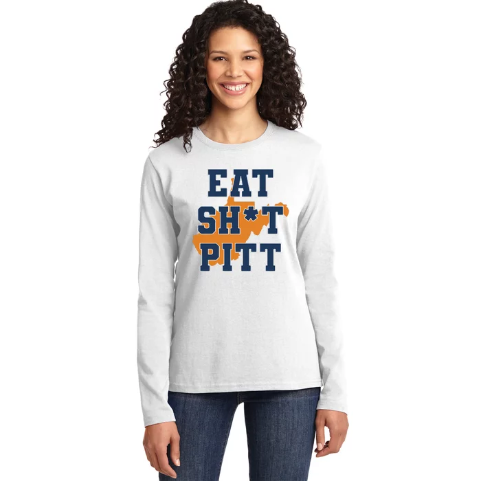 Eat Shit Pitt Ladies Long Sleeve Shirt