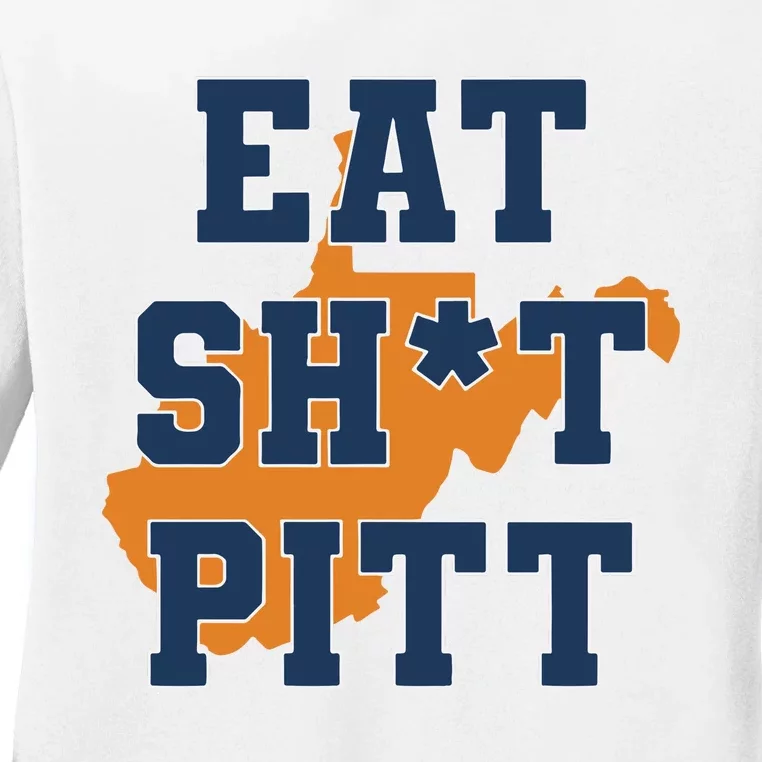 Eat Shit Pitt Ladies Long Sleeve Shirt