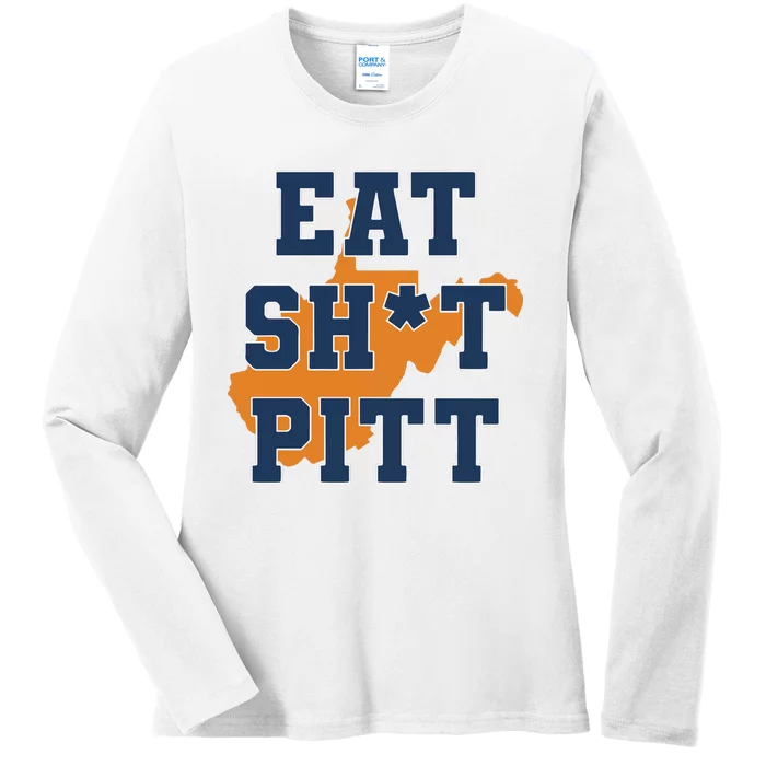 Eat Shit Pitt Ladies Long Sleeve Shirt