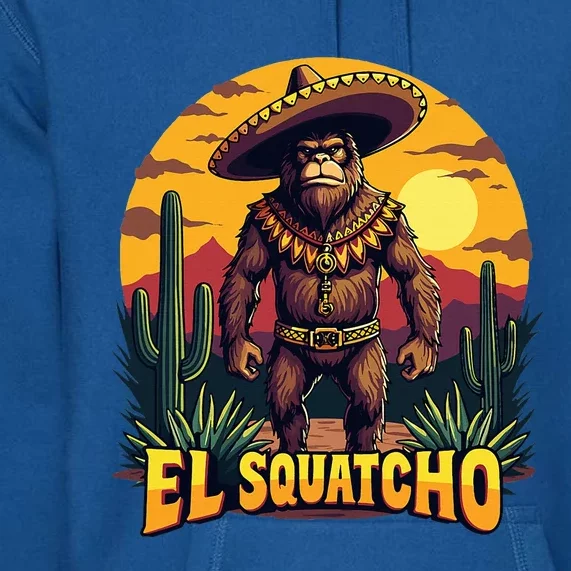 El Squatcho Poncho Premium Hoodie