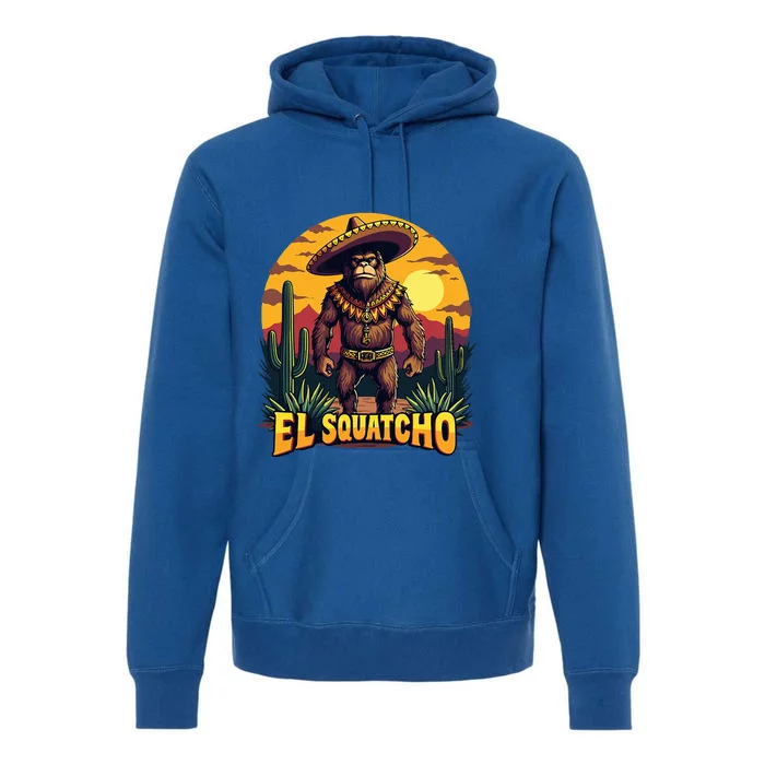 El Squatcho Poncho Premium Hoodie