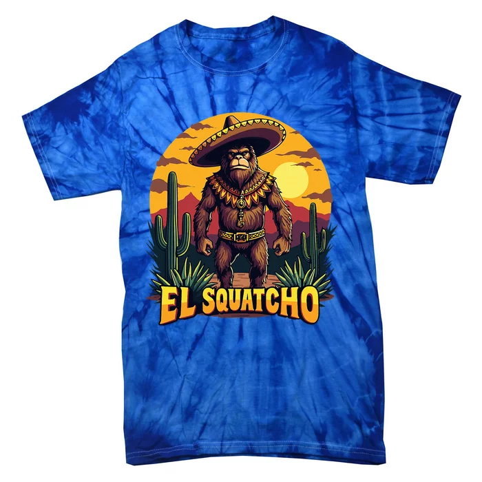 El Squatcho Poncho Tie-Dye T-Shirt