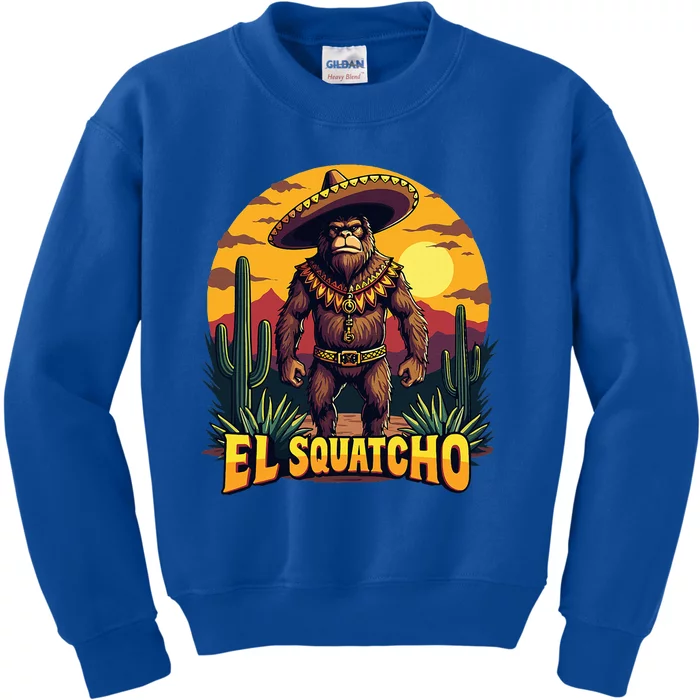 El Squatcho Poncho Kids Sweatshirt