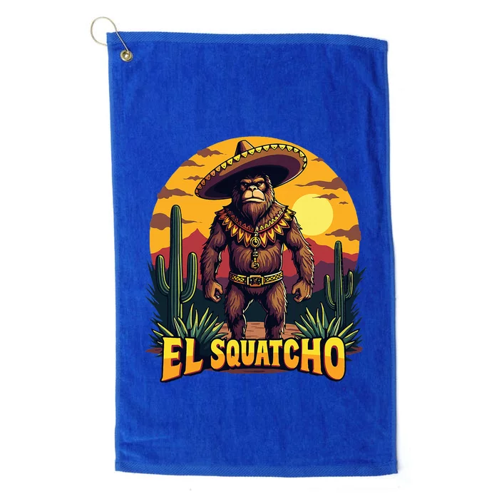 El Squatcho Poncho Platinum Collection Golf Towel