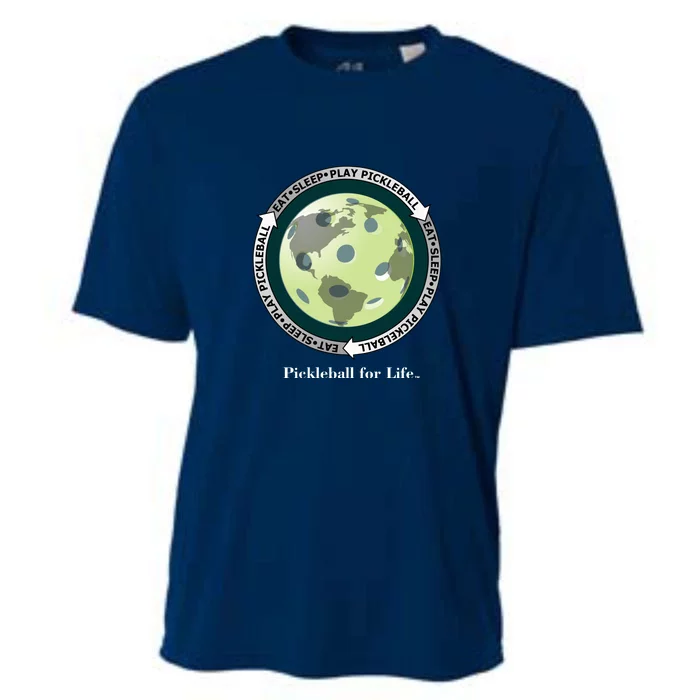 Pickleball | Fun Pickleball | Great Pickleball | Pickleball Shirt | Eat Sleep Pickleball Cooling Performance Crew T-Shirt