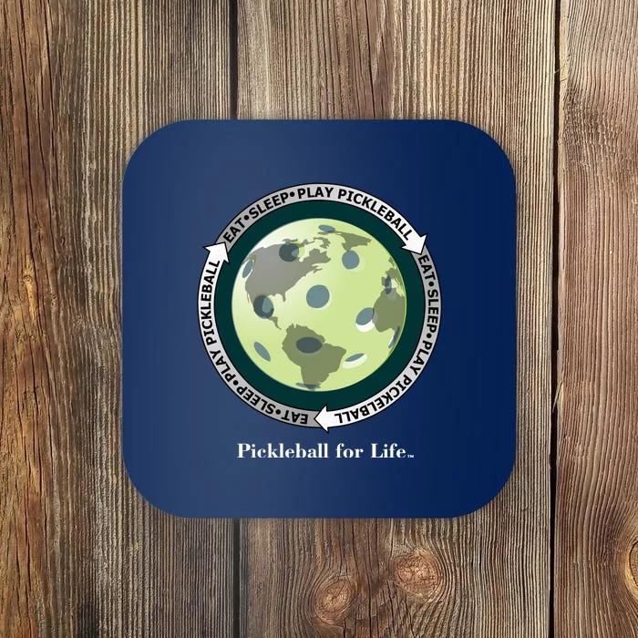 Pickleball | Fun Pickleball | Great Pickleball | Pickleball Shirt | Eat Sleep Pickleball Coaster