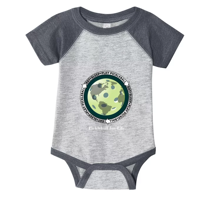 Pickleball | Fun Pickleball | Great Pickleball | Pickleball Shirt | Eat Sleep Pickleball Infant Baby Jersey Bodysuit