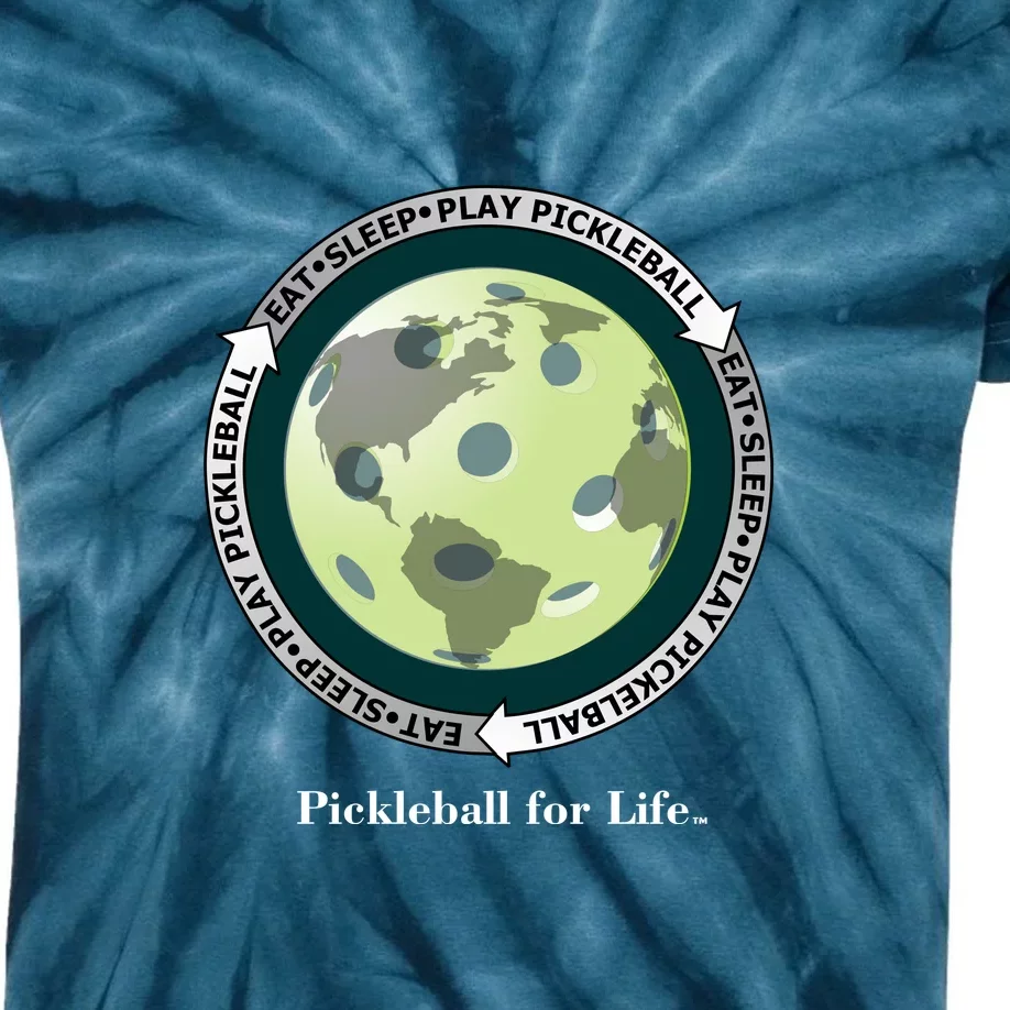 Pickleball | Fun Pickleball | Great Pickleball | Pickleball Shirt | Eat Sleep Pickleball Kids Tie-Dye T-Shirt