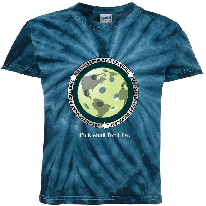 Pickleball | Fun Pickleball | Great Pickleball | Pickleball Shirt | Eat Sleep Pickleball Kids Tie-Dye T-Shirt