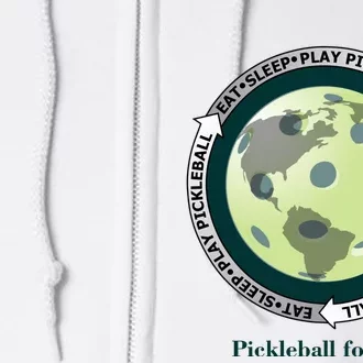 Eat Sleep Play Pickleball Mug Full Zip Hoodie