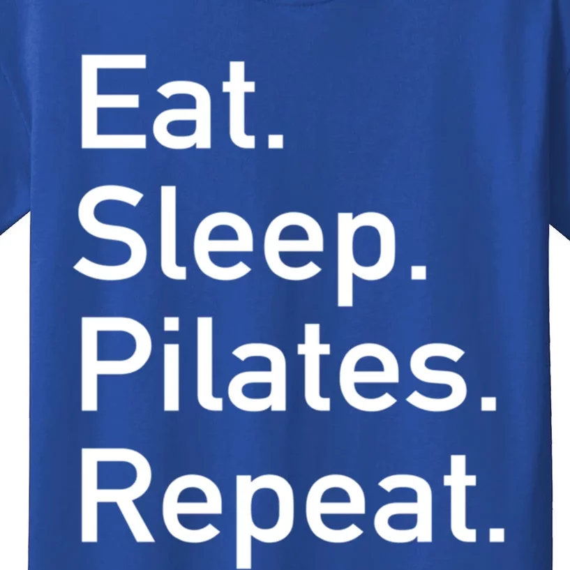 Eat Sleep Pilates Repeat // Pilates Yoga Instructor Gift Kids T-Shirt