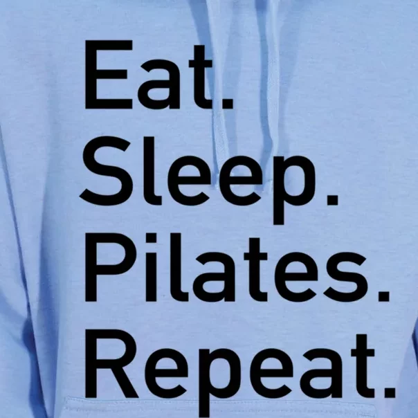 Eat Sleep Pilates Repeat // Pilates Yoga Instructor Gift Unisex Surf Hoodie