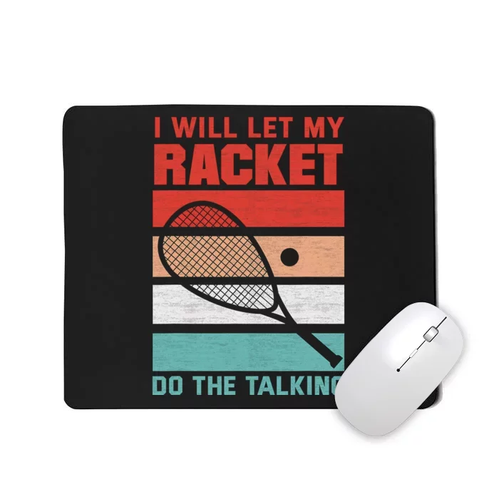 Evolution Squash Player Racket Backhand Racquets Forehand Mousepad