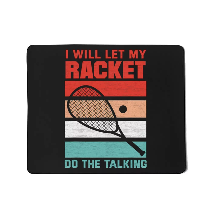 Evolution Squash Player Racket Backhand Racquets Forehand Mousepad