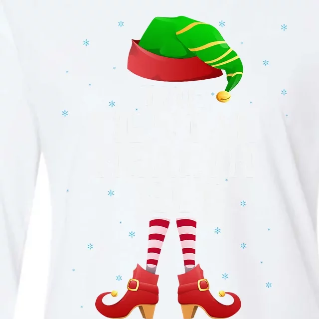 Elf Squad Pajama Set Festive Holiday Gift Womens Cotton Relaxed Long Sleeve T-Shirt