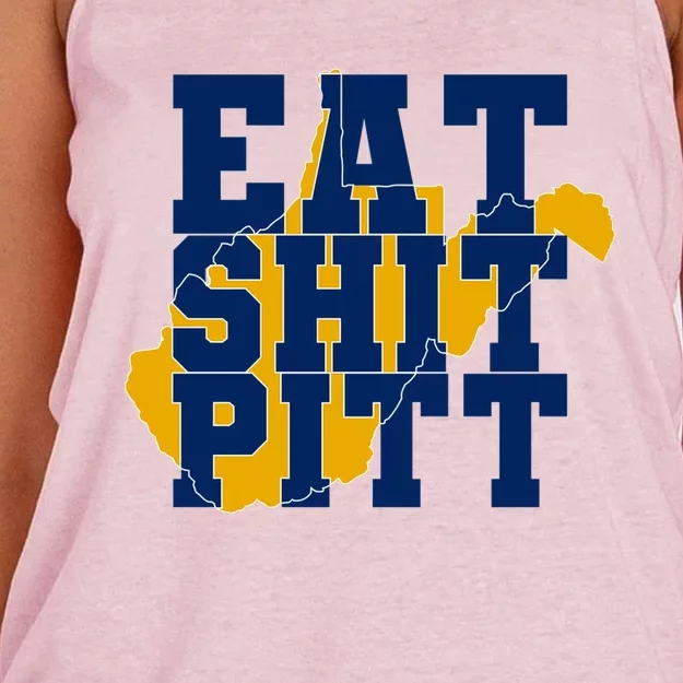 Eat Shit Pitt Women's Knotted Racerback Tank