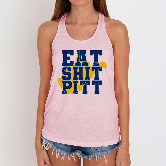 Eat Shit Pitt Women's Knotted Racerback Tank