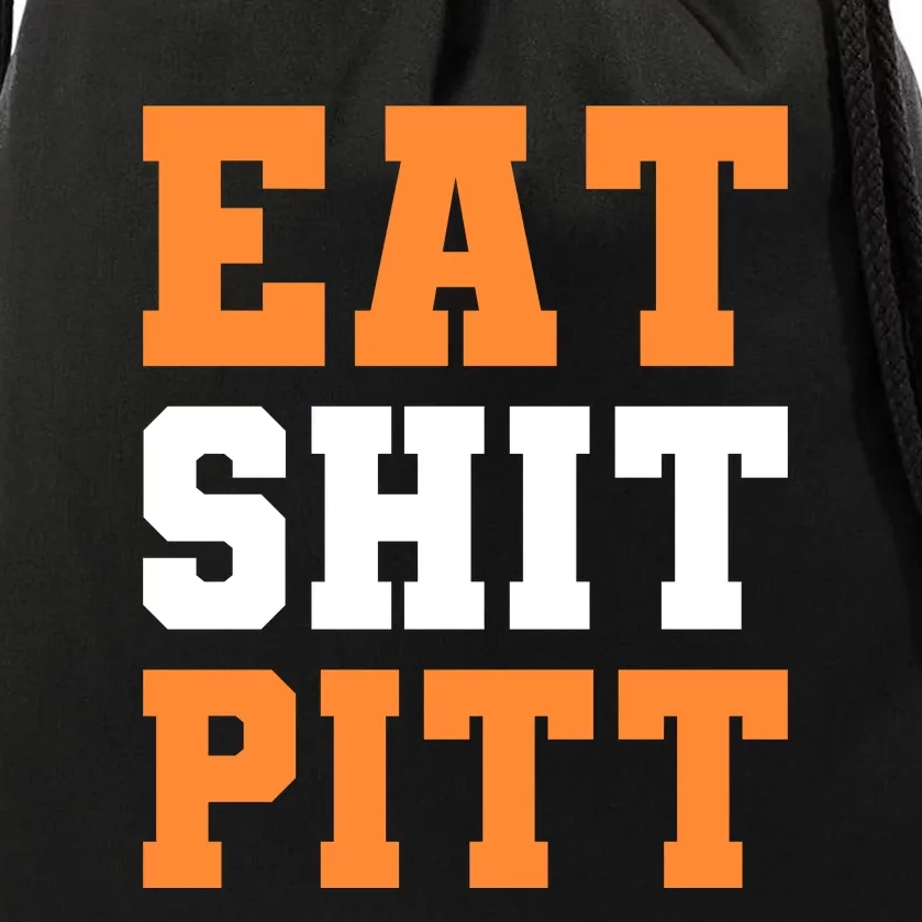 Eat Shit Pitt Drawstring Bag