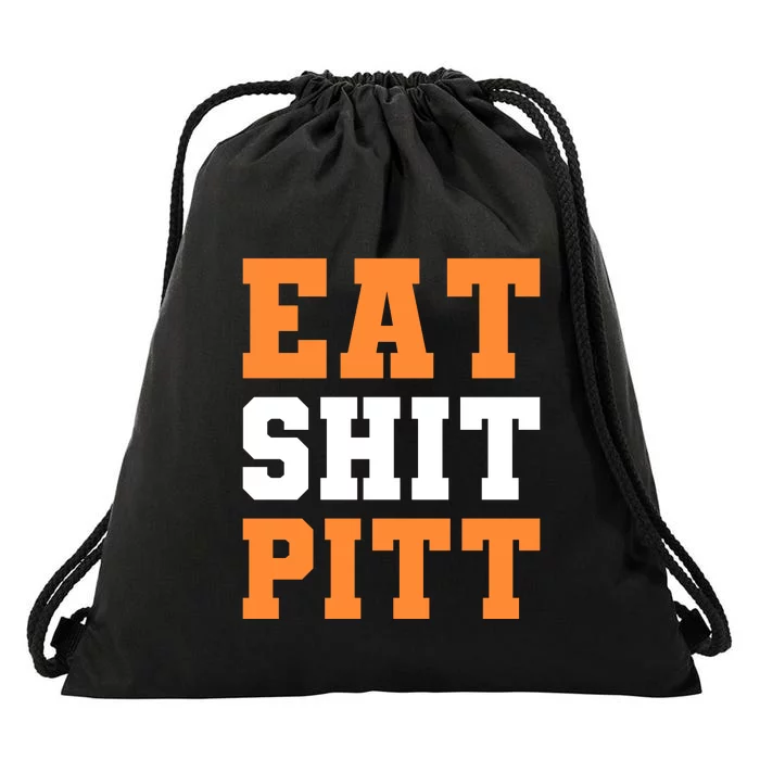 Eat Shit Pitt Drawstring Bag