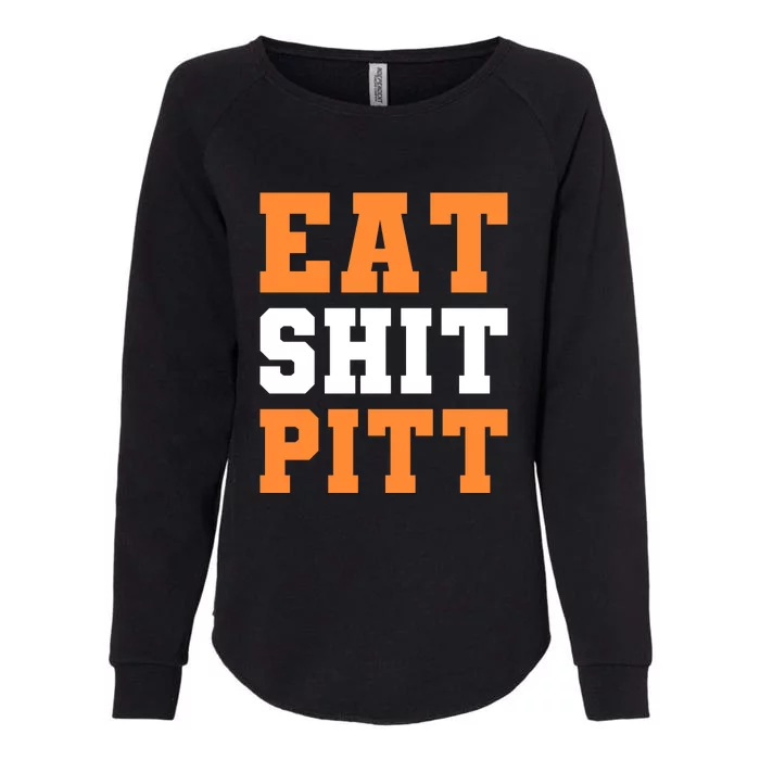 Eat Shit Pitt Womens California Wash Sweatshirt