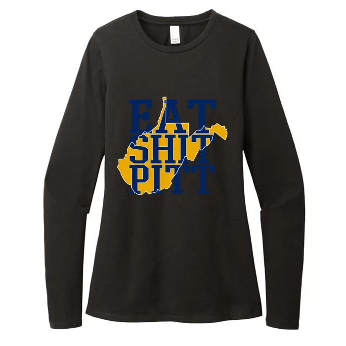 Eat Shit Pitt Womens CVC Long Sleeve Shirt