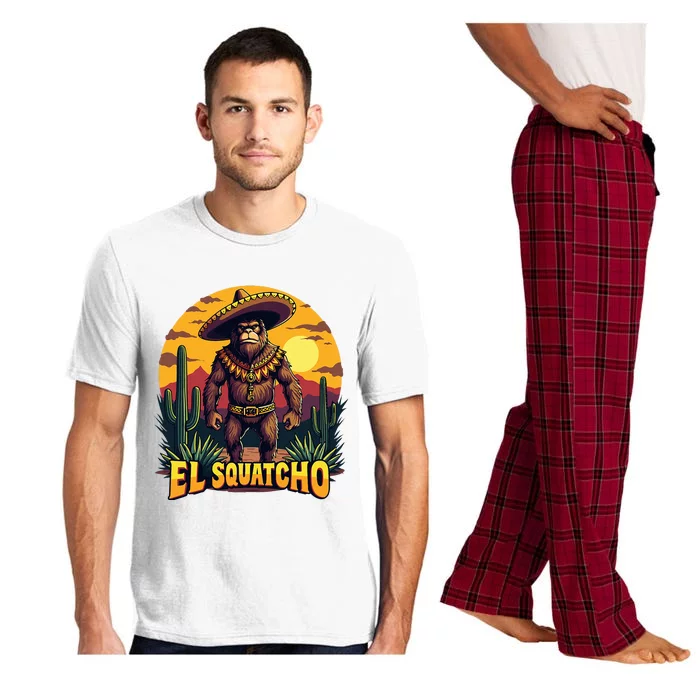 El Squatcho Poncho Funny Mexican Bigfoot Sasquatch Guardian Pajama Set