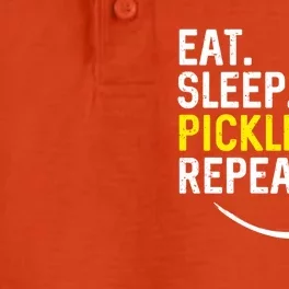 Eat Sleep Pickleball Repeat Lover Funny Quote Gift For Player Dry Zone Grid Performance Polo