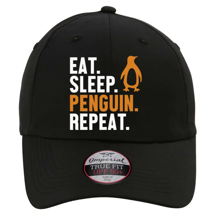 Eat Sleep Penguin Repeat Emperor Sea Bird King Penguin The Original Performance Cap