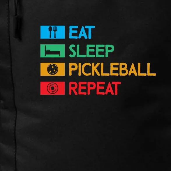 Eat Sleep Pickleball Repeat Gift For Pickleball Team Daily Commute Backpack