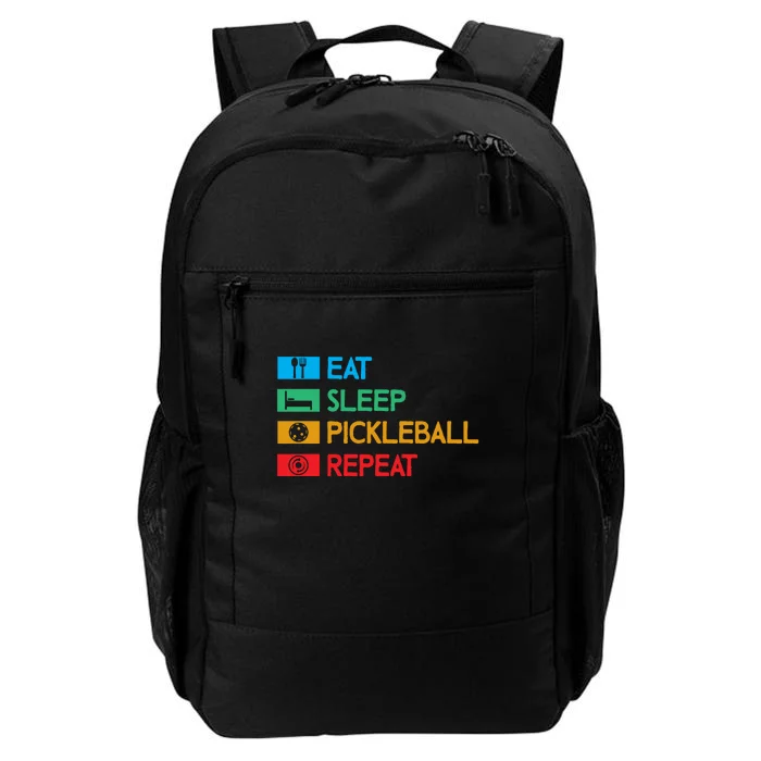 Eat Sleep Pickleball Repeat Gift For Pickleball Team Daily Commute Backpack