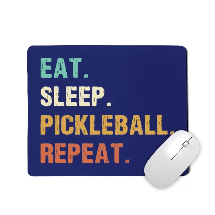 Eat Sleep Pickleball Repeat, Funny Pickleball Mousepad