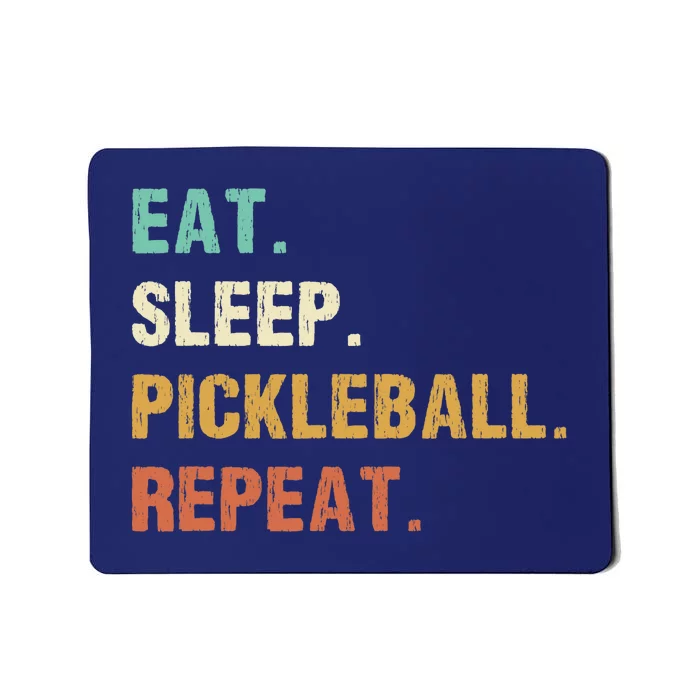 Eat Sleep Pickleball Repeat, Funny Pickleball Mousepad