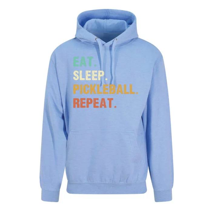 Eat Sleep Pickleball Repeat, Funny Pickleball Unisex Surf Hoodie