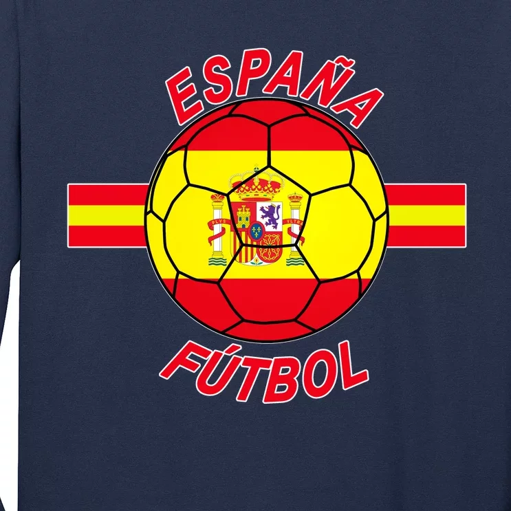 Espana Futbol Spain Soccer Logo Long Sleeve Shirt