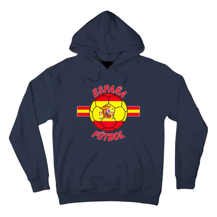 Espana Futbol Spain Soccer Logo Tall Hoodie