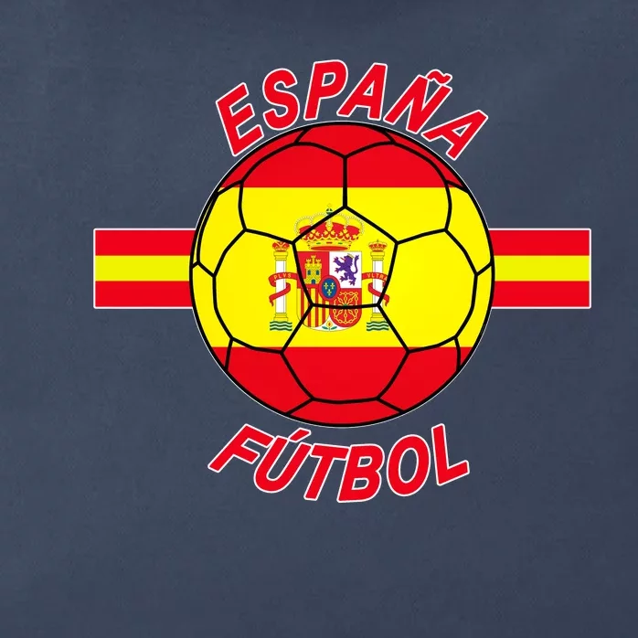 Espana Futbol Spain Soccer Logo Zip Tote Bag